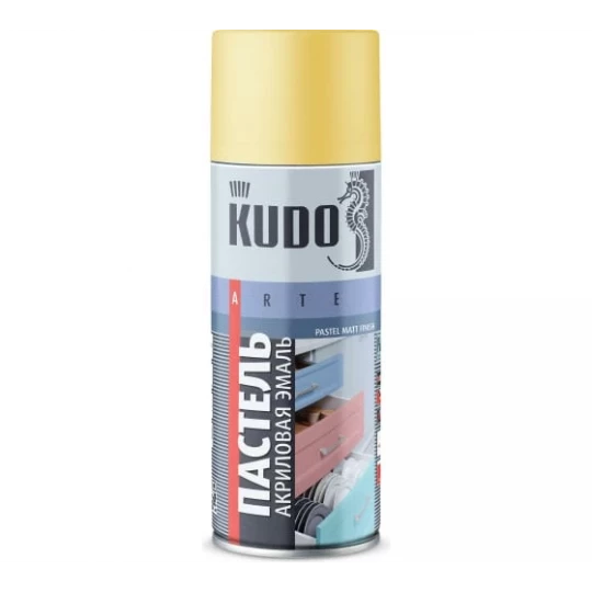 22057 Эмаль KU-DO жёлтая 520мл аэрозоль ku-1013