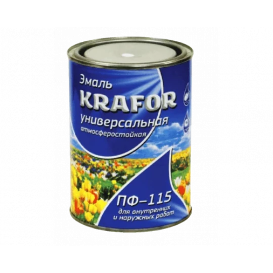 Эмаль ПФ-115 KRAFOR салатная 20кг