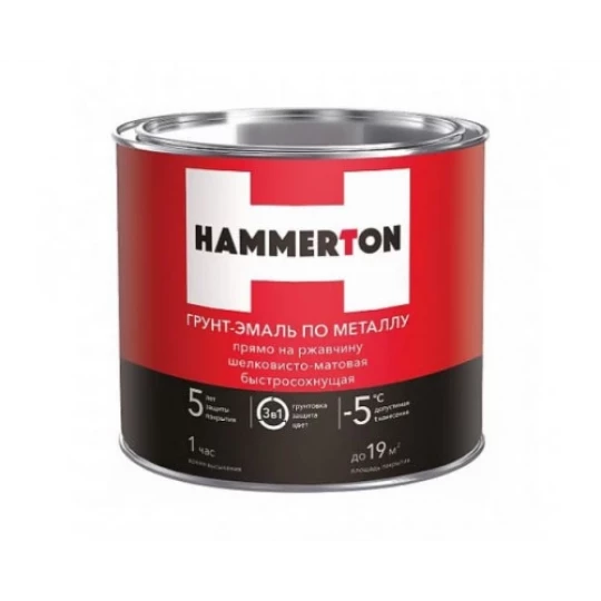 Грунт-эмаль 3 в 1 HAMMERTON Желтая 10кг