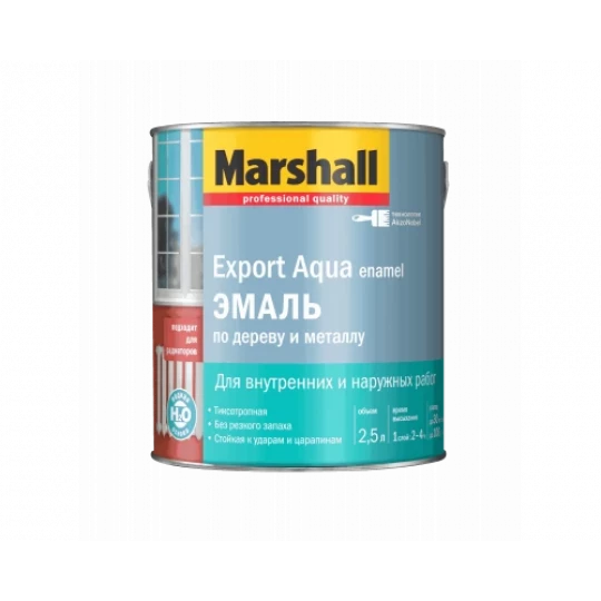 Эмаль M EXPORT АКВА белая гл. 2,5 л