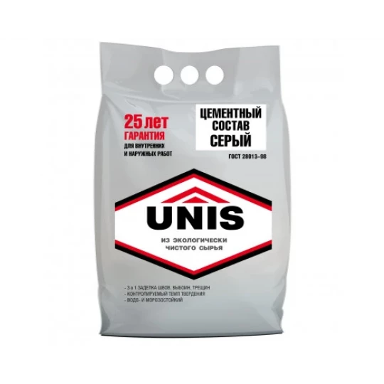 Цементный состав Серый 5кг UNIS