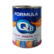 Грунт-эмаль по ржавчине Коричневая 0.9кг FORMULA Q8
