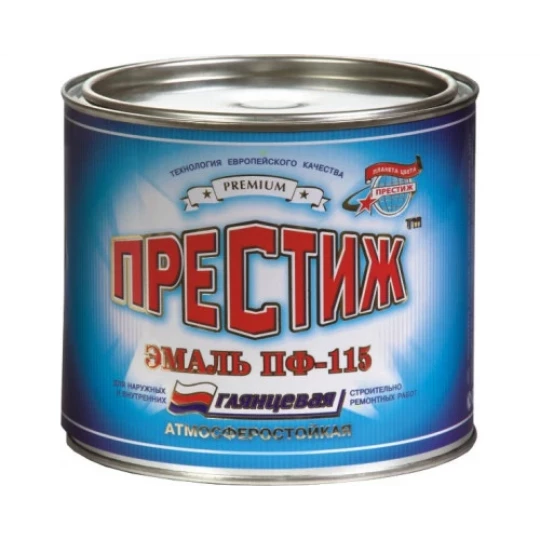 Эмаль ПФ-115 Престиж красная 1,9 кг