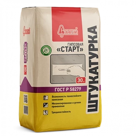 Штукатурка гипсовая Старатели Старт, 30кг