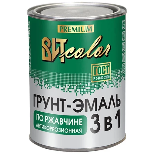 Эмаль-грунт по ржавчине ВИТ белая, 0,8 кг