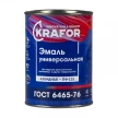 Эмаль ПФ-115 KRAFOR белая, 0,9кг