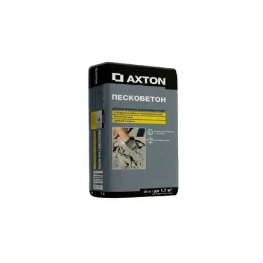 Смесь М300 30кг пескобетон Axton