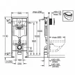 Инсталяция д/унитаза GROHE Rapid SL 4в1 6-9 л.арт. 38750001Gr (38528+38558+38505+37131) АКЦИЯ